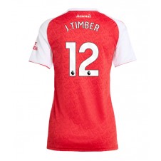 Arsenal Jurrien Timber #12 Hjemmedrakt Kvinner 2025-26 Kortermet